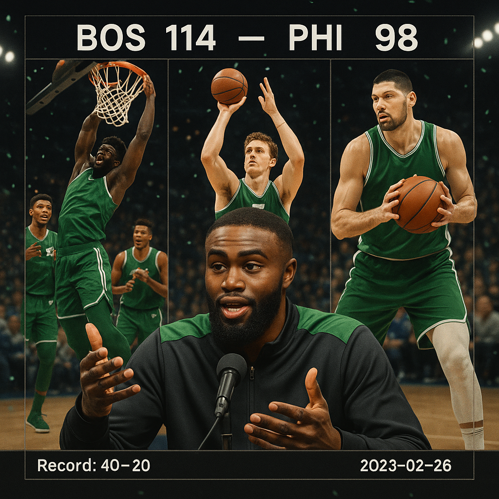 Boston Celtics: Jaylen Brown lobt Neemias Queta nach Sieg über die Philadelphia 76ers