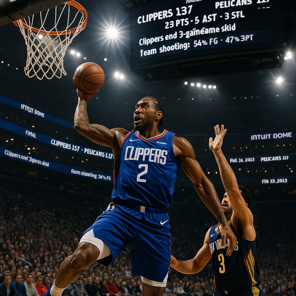 Los Angeles Clippers beenden Niederlagenserie mit Sieg über Pelicans