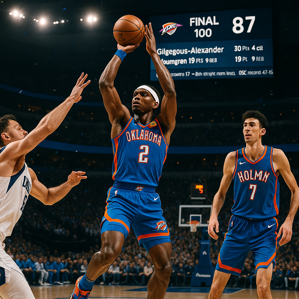Oklahoma City Thunder sichert sich dominanten Sieg gegen Dallas Mavericks